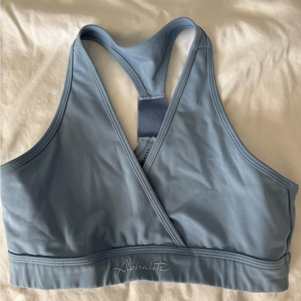 Alphalete Women's Slate Blue Sports Bra